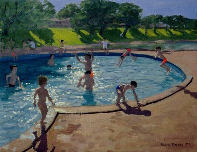 Schwimmbad, 1999 von Andrew Macara